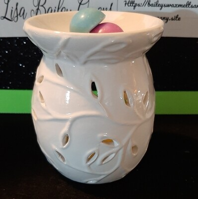 Ceramic Tea Light Melter   (Ivory)