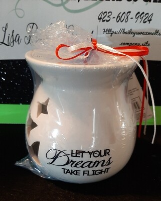 Ceramic Tea Light Melter.....Let Your Dreams Take Flight