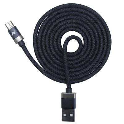 Cable MP475 Micro Two Side 2M - BLack*Silver