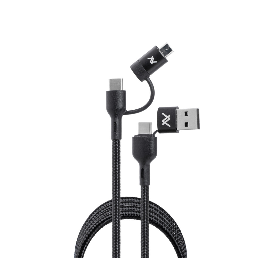 Cable MP299 4 in 1 Type-C to Type-C - Micro USB and USB A