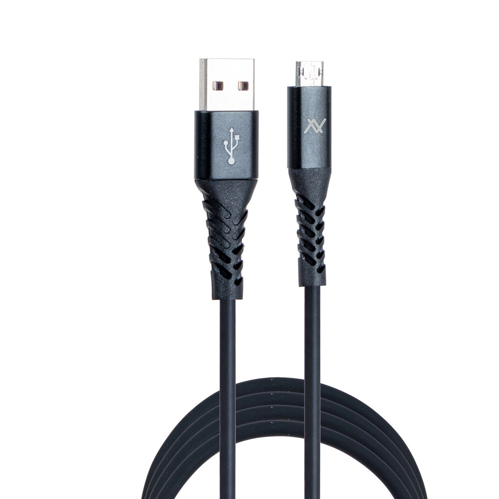 Cable MP214 USB to Micro Silicon 1M - Black