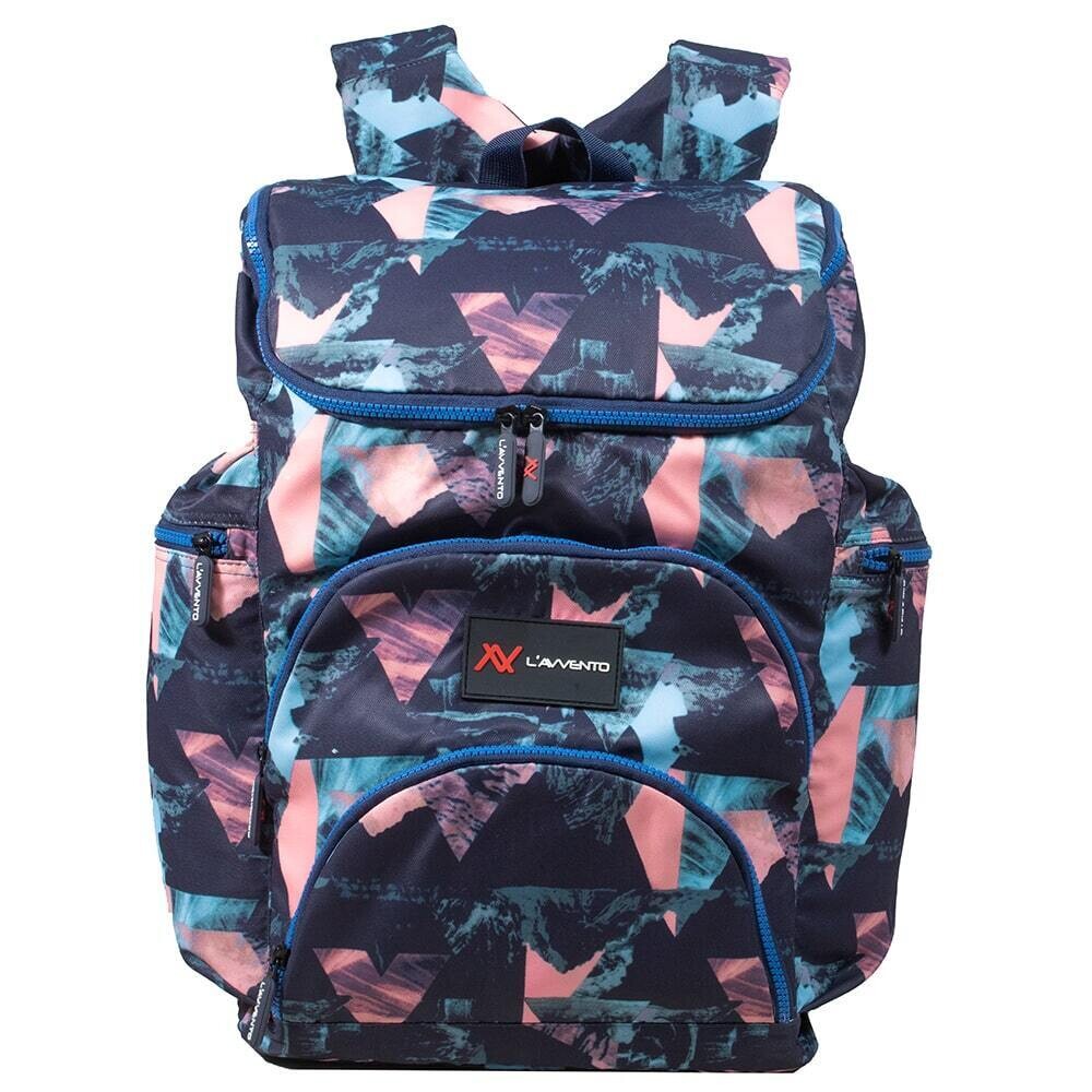 School Backpack Bag BG77N - Navy*Pink