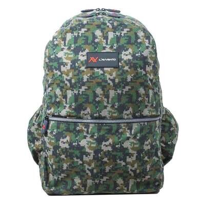 School Backpack BG73G - Green Army