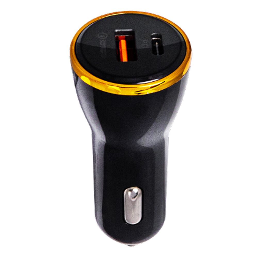 Car Charger MP318 QC3 PD with Type-C 18W - Black