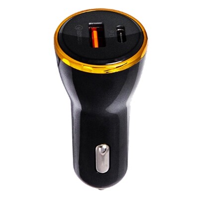 Car Charger MP318 QC3 PD with Type-C 18W - Black