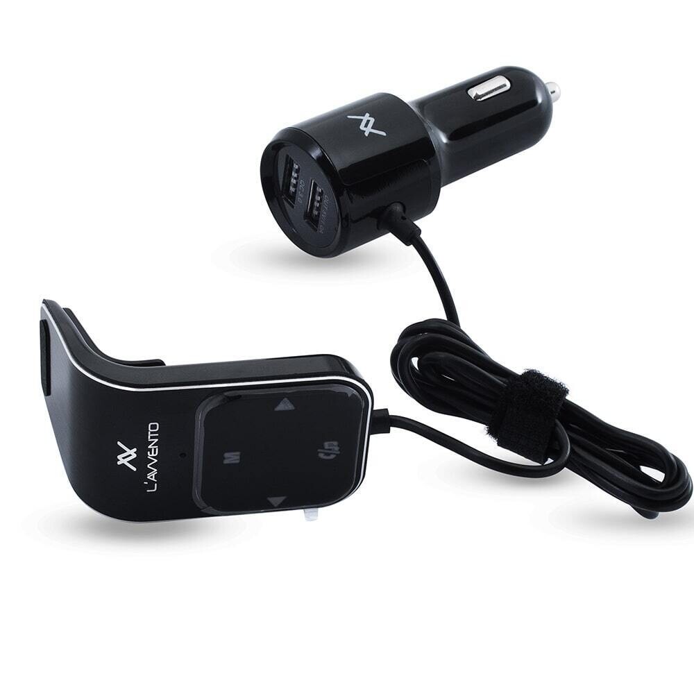 Car Charger MX443 3 in One Metal Bluetooth - Black