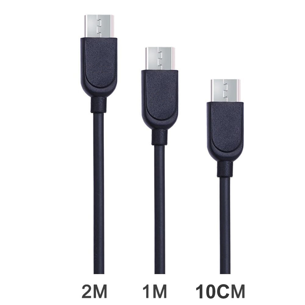 Cable MP027 3 Pack Micro USB 2M - 1M - 10CM - Black