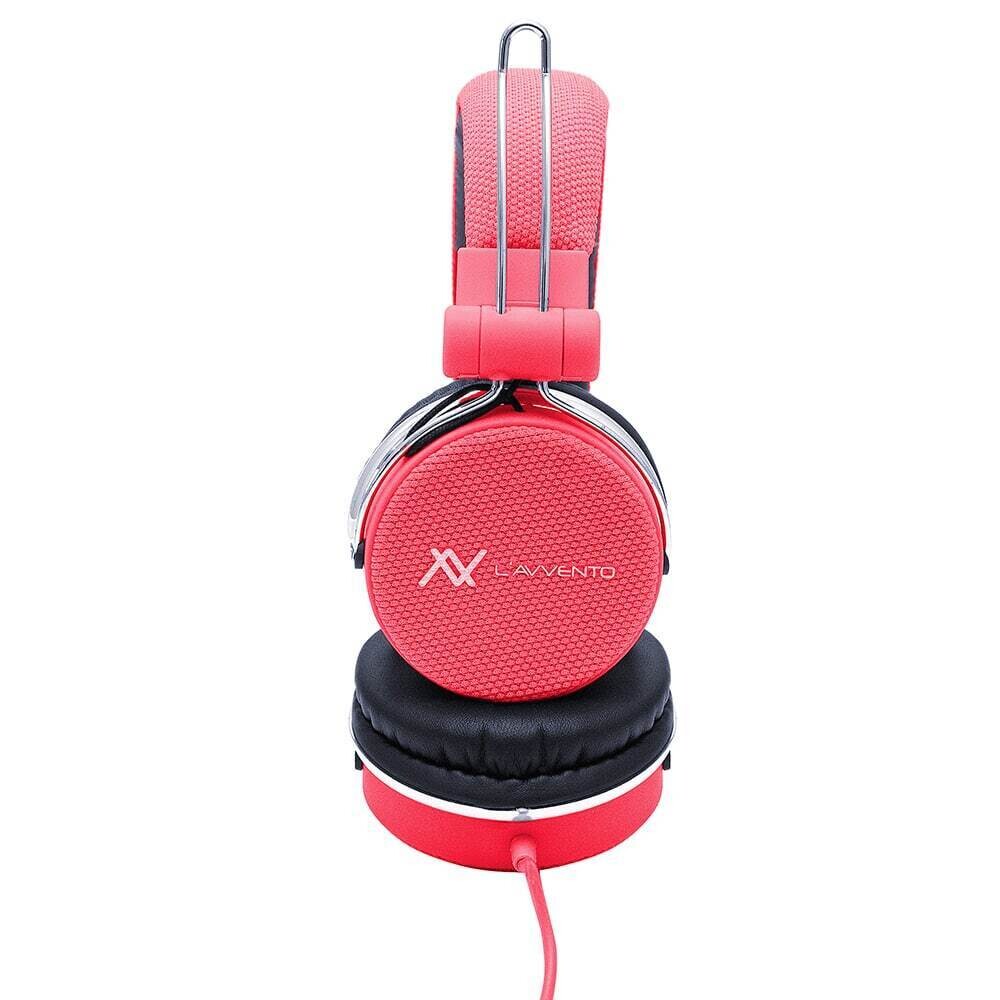 Headphone HP06R Stereo Golden Plug - Red