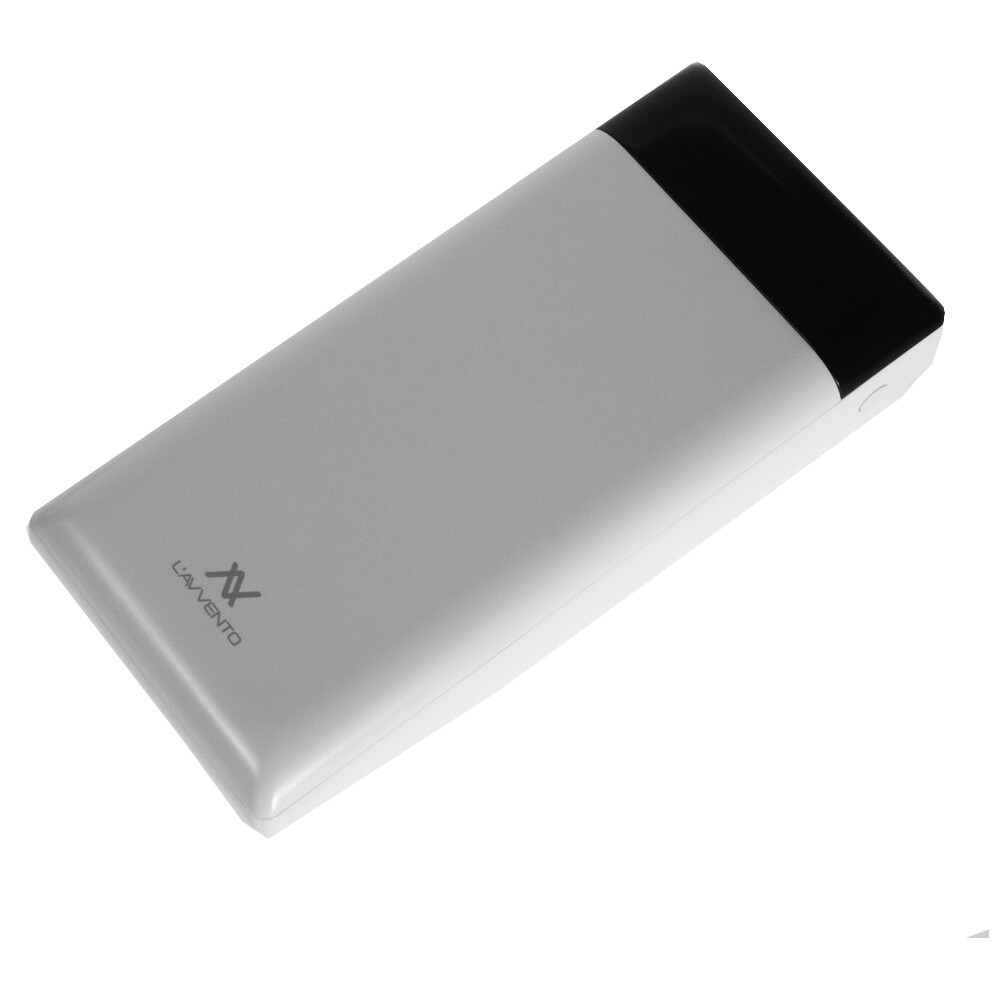Power Bank MP026 30000mAh 2 USB 2.4A & Type-C Quick Charge - White