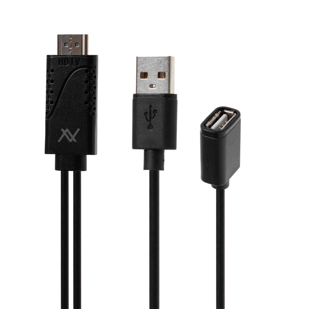 Cable CV097 USB to HDMI and USB 1.8M - Black