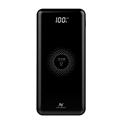 Power Bank MP125 10000mAh QI Wireless Fast Charger - Black