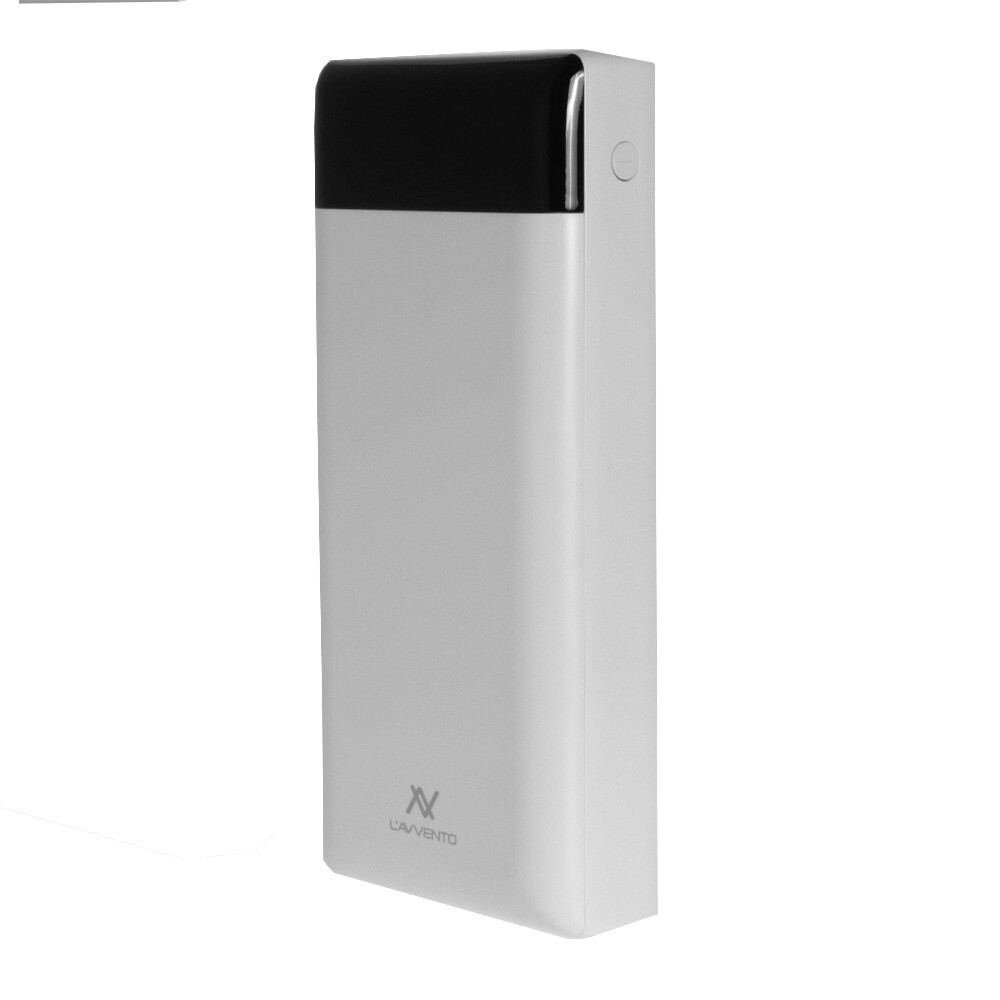 Power Bank MP026 30000mAh 2 USB 2.4A &amp; Type-C Quick Charge - White