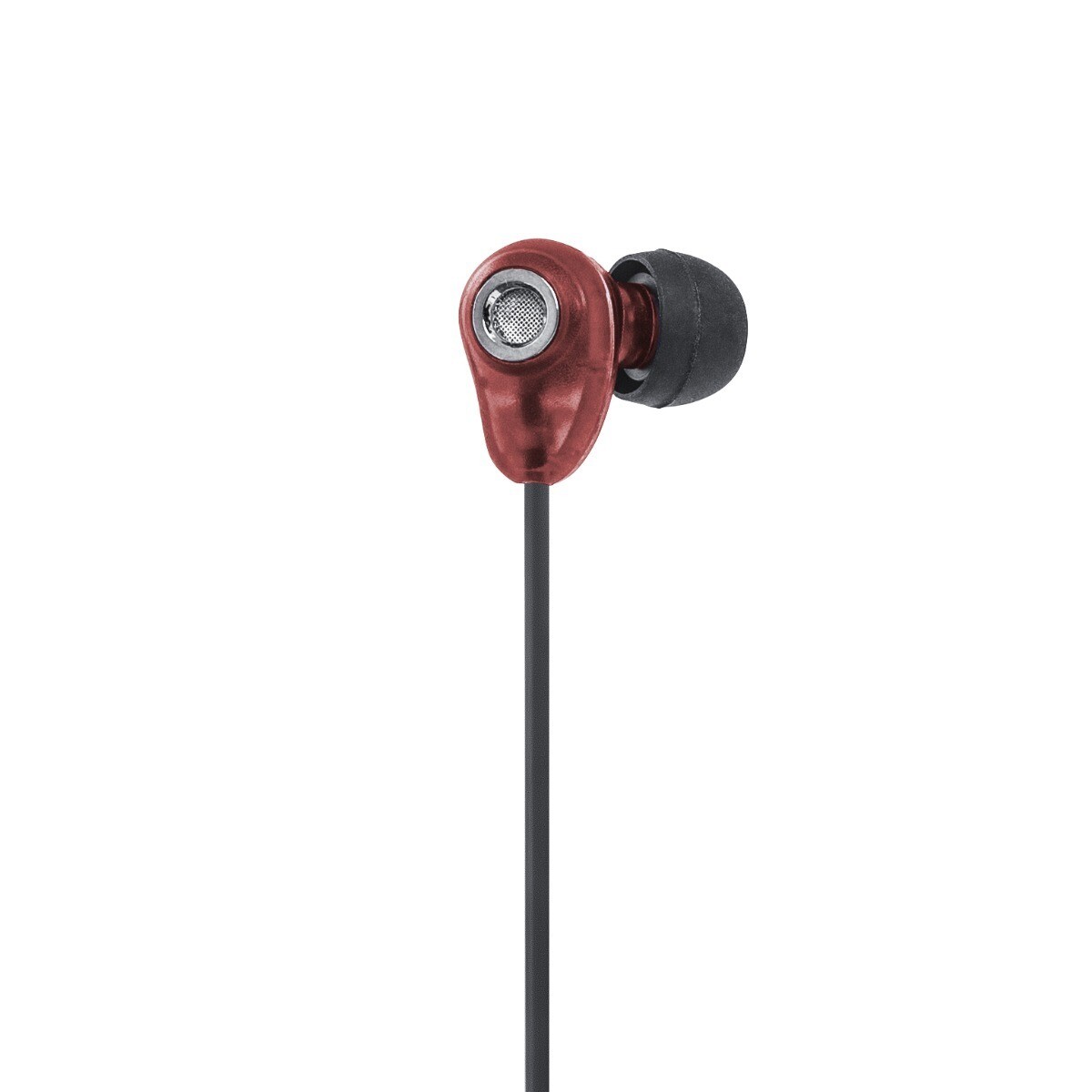 earphone HP66R with Mic 3.5mm Volume Control - Red