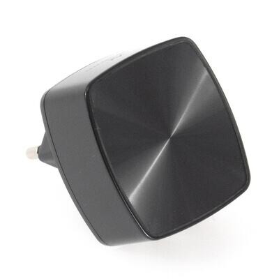 Wall Charger MP106 Dual USB 3.1A Euro Plug - Black