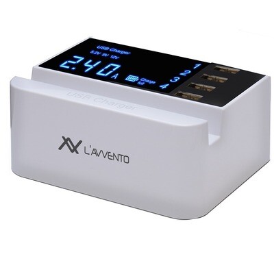 Travel Charger MP203 4 USB 3.5A with Holder