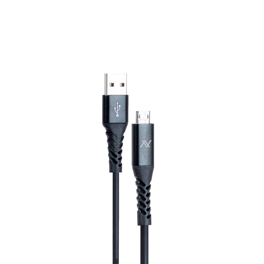 Cable MP214 USB to Micro Silicon 1M - Black