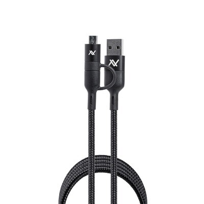 Cable MP299 4 in 1 Type-C to Type-C - Micro USB and USB A