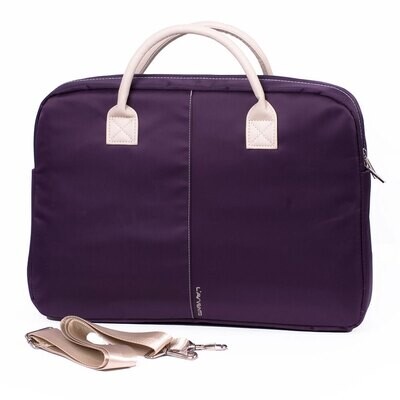 Female Nylon Bag BG07P Fits Up To 15.6" - Purple