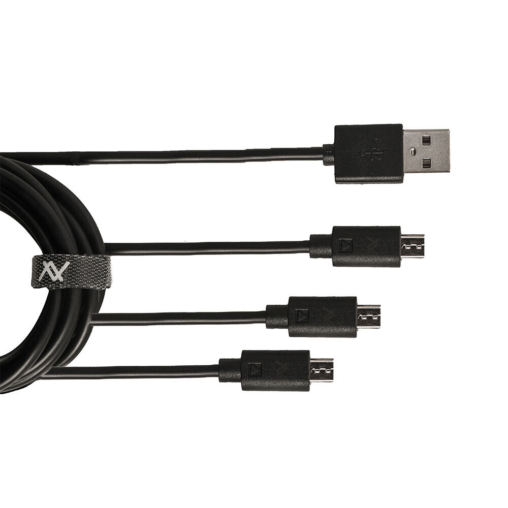 Cable MP027 3 Pack Micro USB  2M - 1M - 10CM - Black