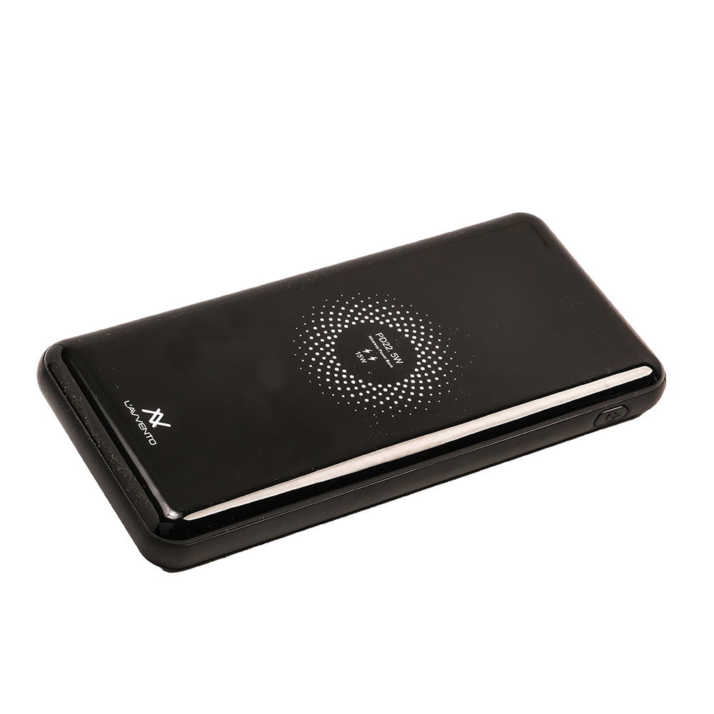 Power Bank MP125 10000mAh QI Wireless Fast Charger - Black