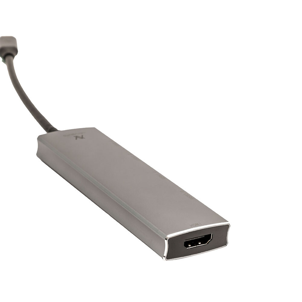 Adaptateur USB-C Type C HUB 8en1-HDMI-USB 3.0-RJ45 - KOTECH