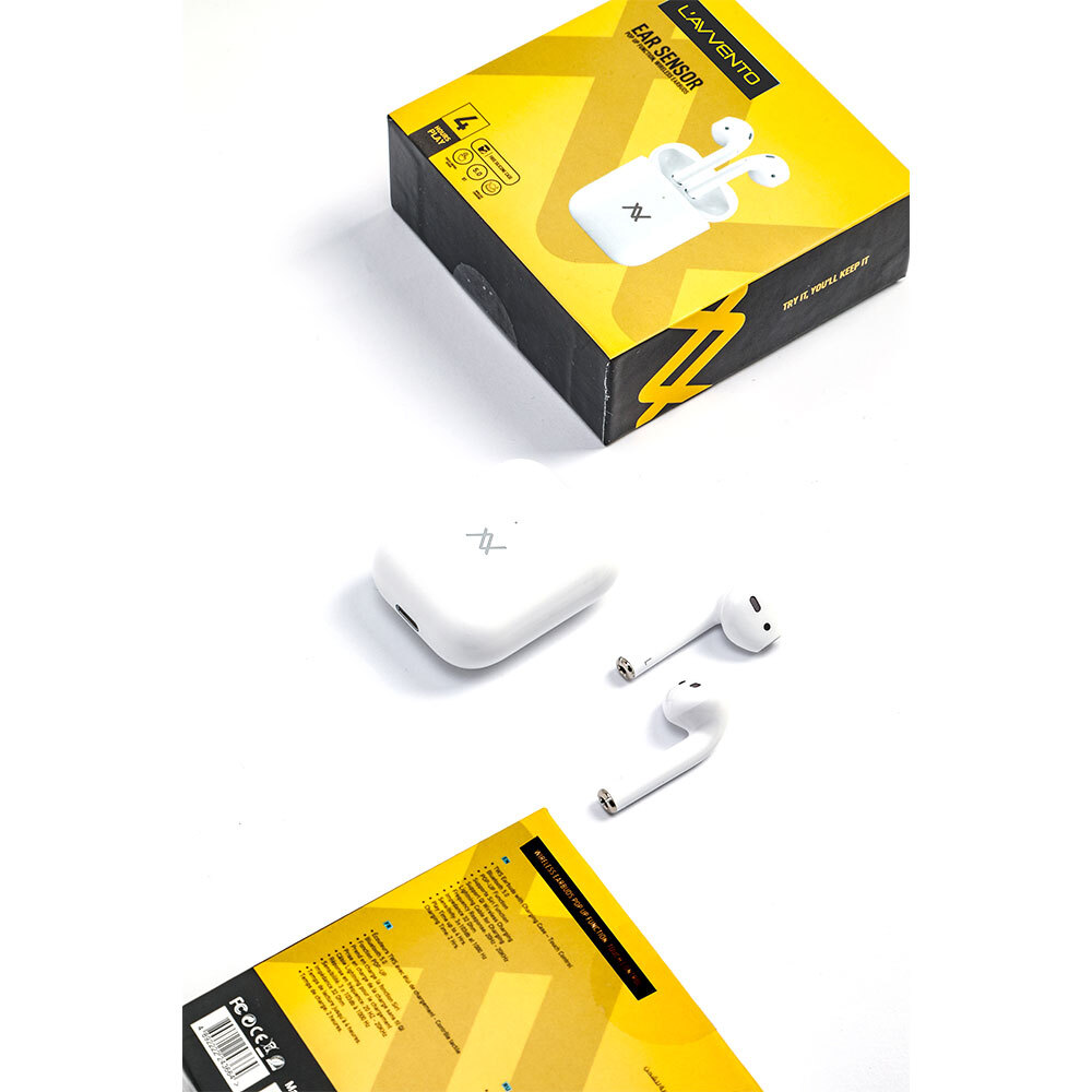 TWS HP366 with Silicone Case - White