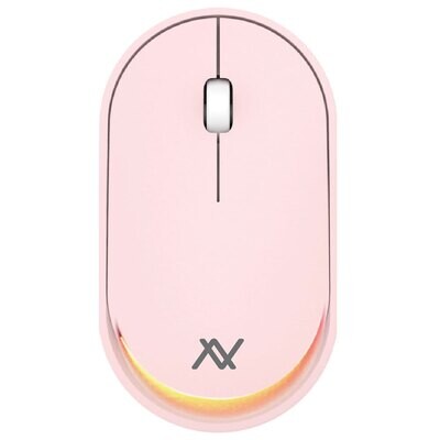 Mouse Dual Mode Bluetooth 2.4GHz with Re-Chargeable Battery - Pink