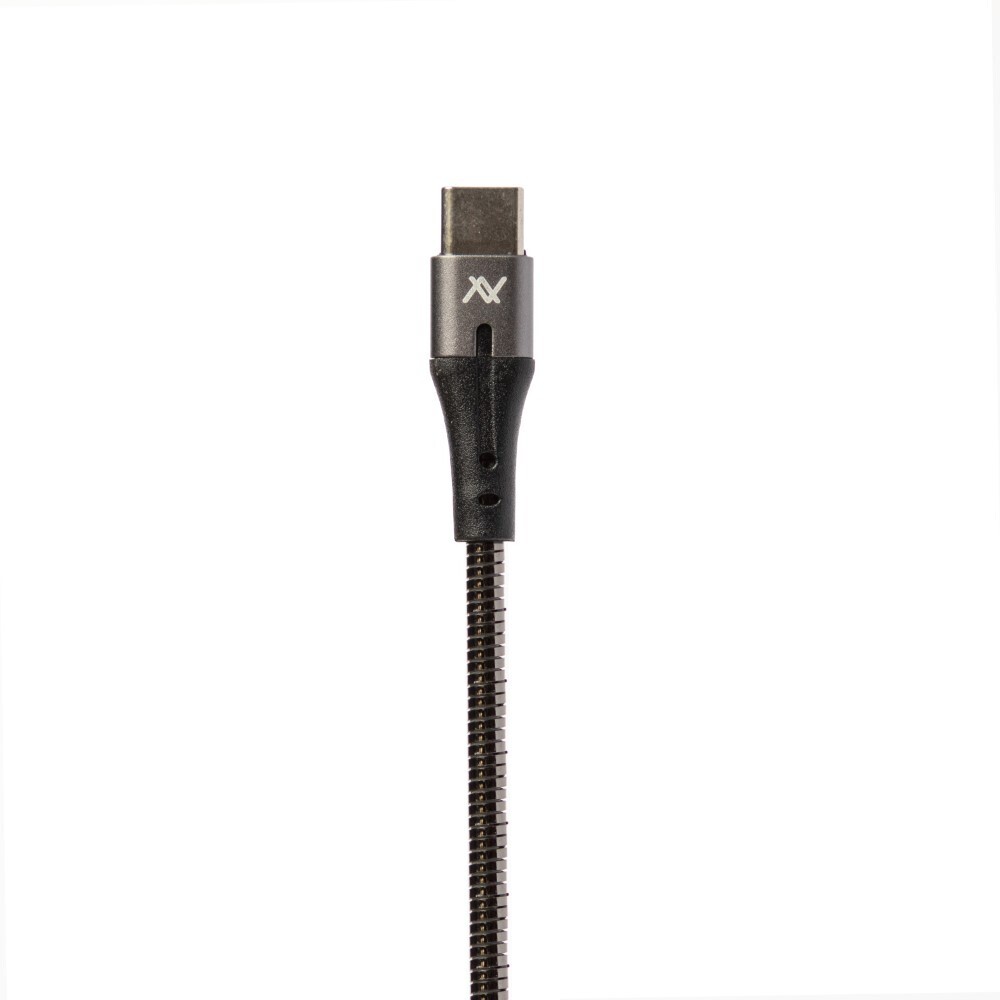 Cable (MP533) Flexible And heave duty Metal MFI Type-C to Lightning - 1M