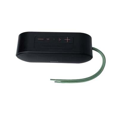 LED Speaker IPX6 SP315 5W*2 3000mAh USB TF AUX Rope Handle- Black