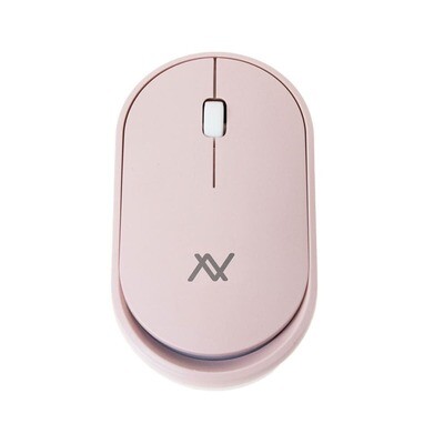 Mouse Dual Mode MO18P Bluetooth 2.4GHz with Re-Chargeable Battery - Pink