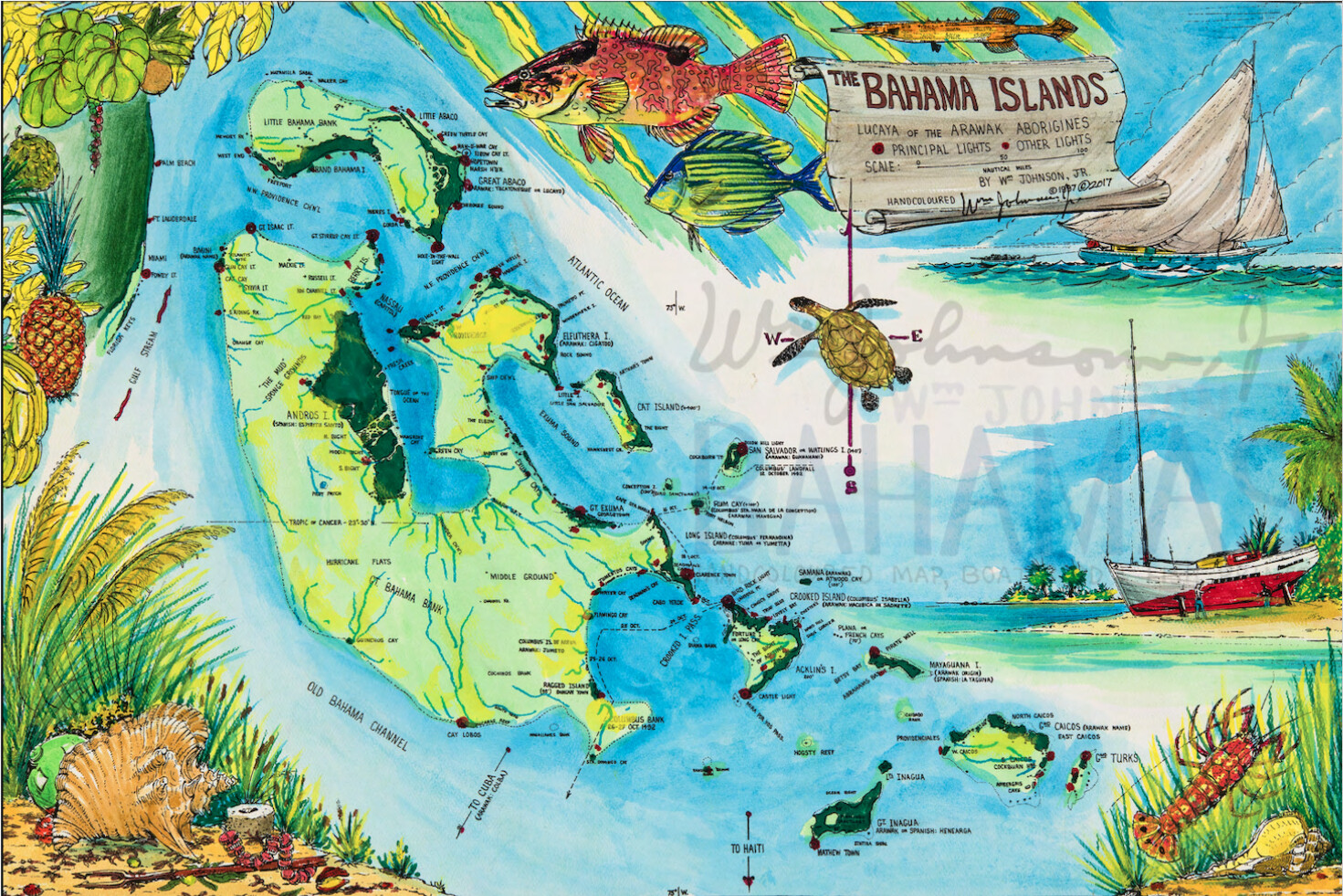 Bahama Islands Map