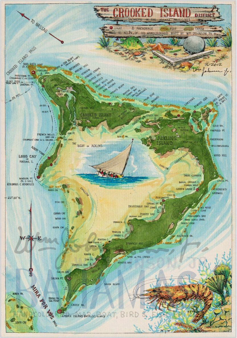 Crooked Island Map