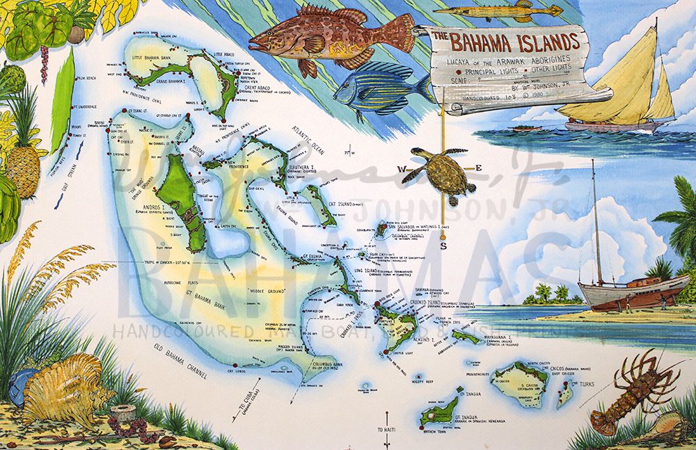 Bahama Islands Map