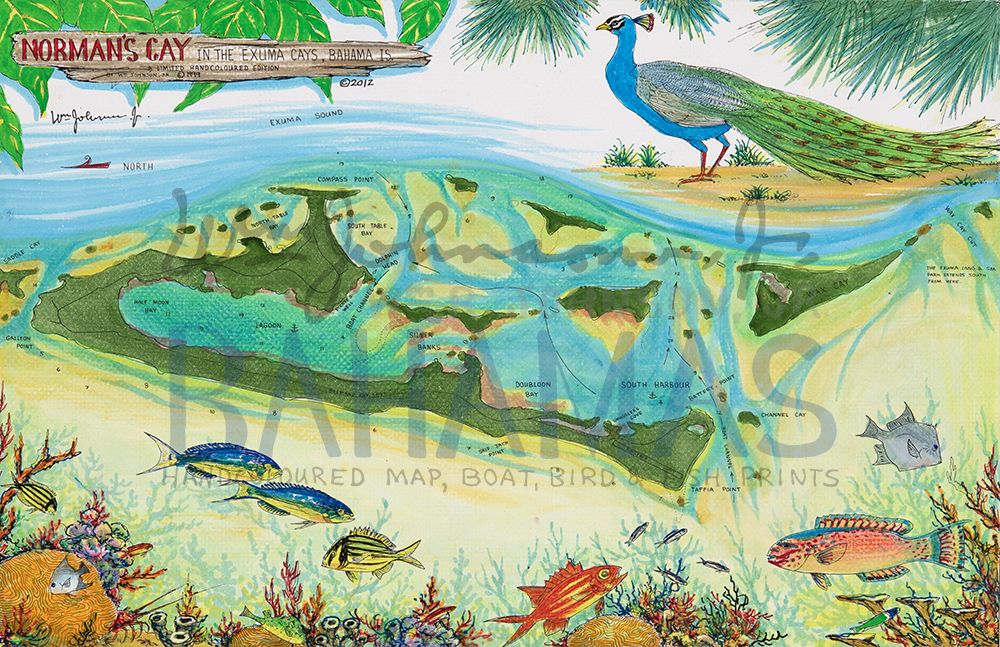 Norman&#39;s Cay Map