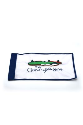Floating Green Embroidered Pin Flag