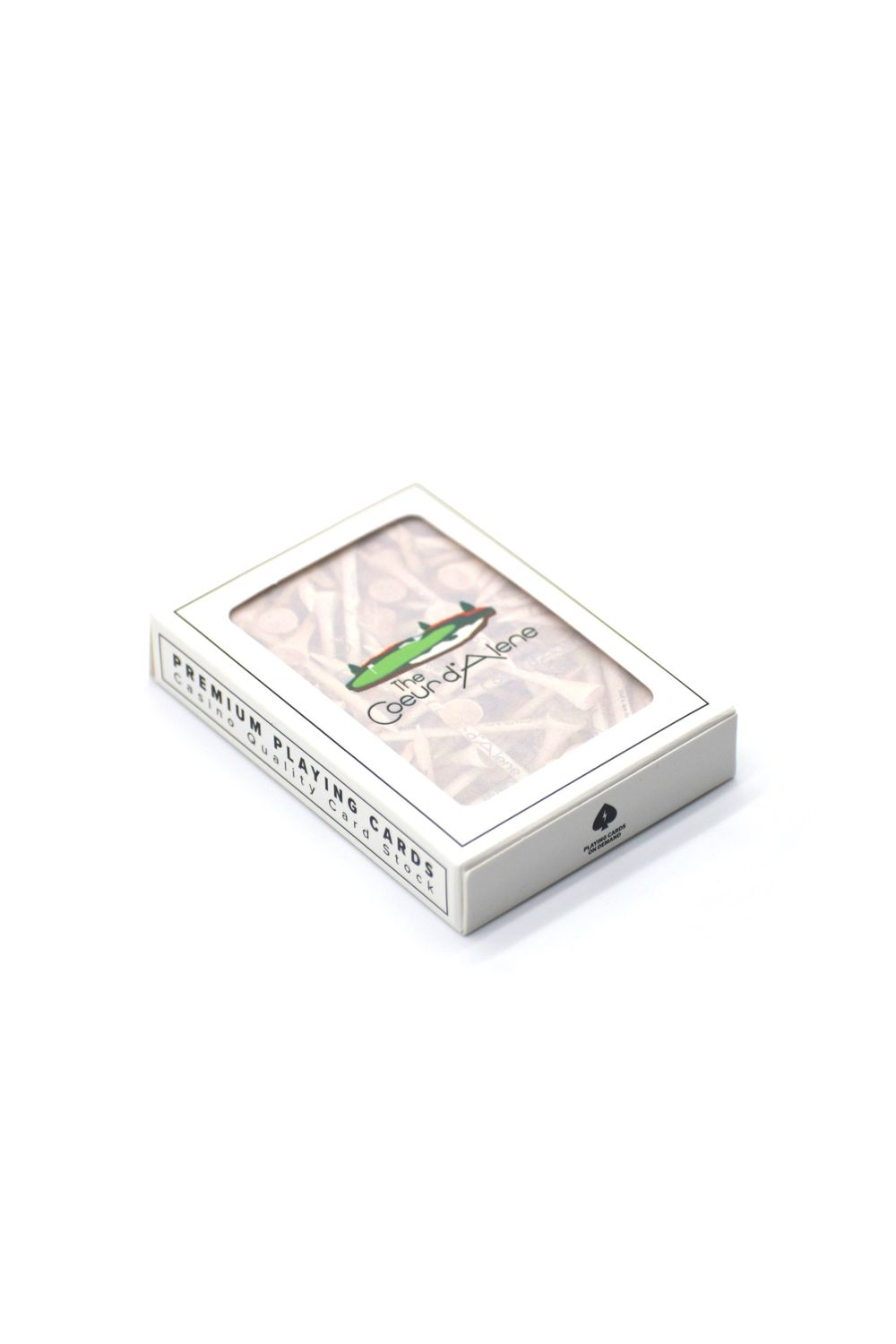 Floating Green Playing Cards