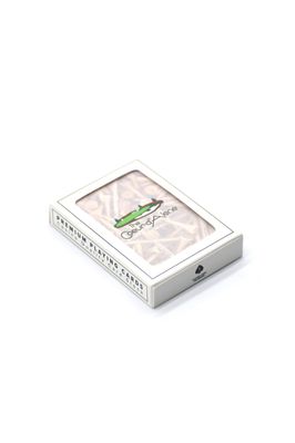 Floating Green Playing Cards