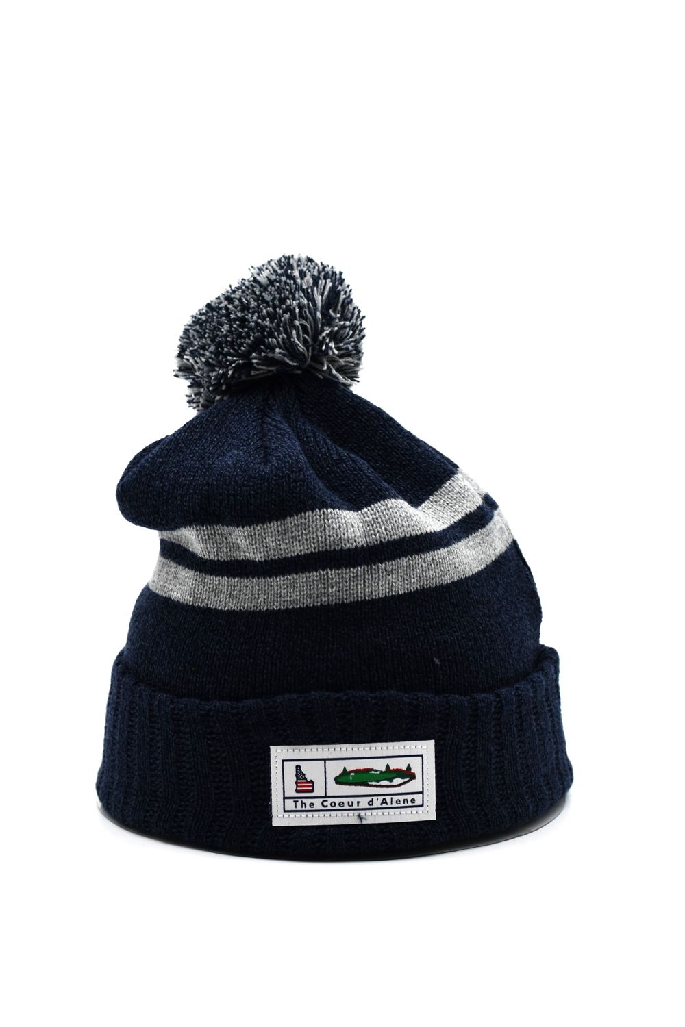 135 Pom Beanie w/CDA Rectangular Patch