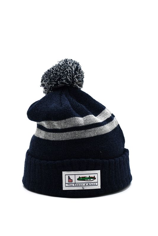 135 Pom Beanie w/CDA Rectangular Patch