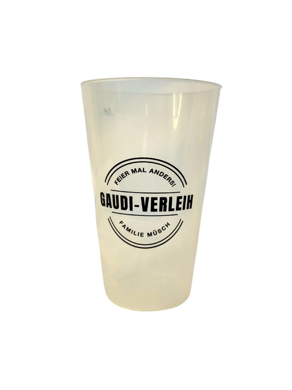 Mehrweg PP Becher 0,4 Liter