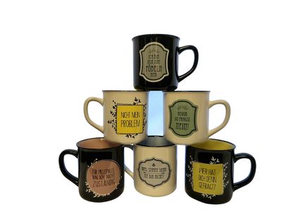 Tassen, 350 ml mit Spaßaufdruck