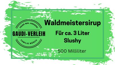Slush Eis Sirup Waldmeister für 3 Liter Fertiggetränk