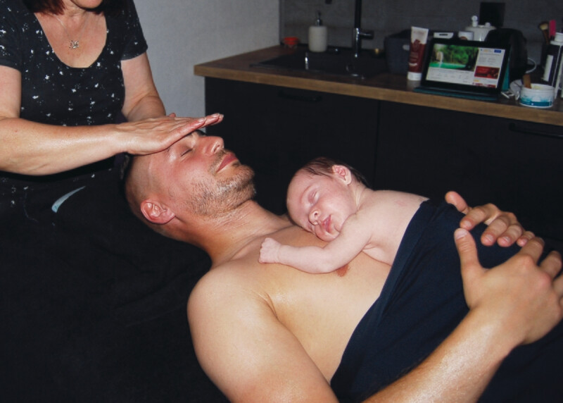 Massage peau à peau