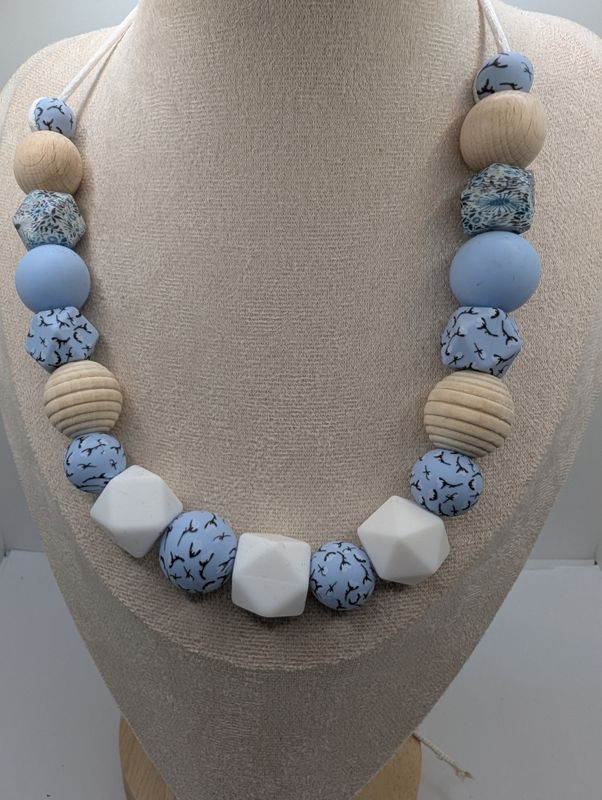 Collier de portage ou d allaitement. Créé et confectionné par Calinou. (Testé homologué en laboratoire)