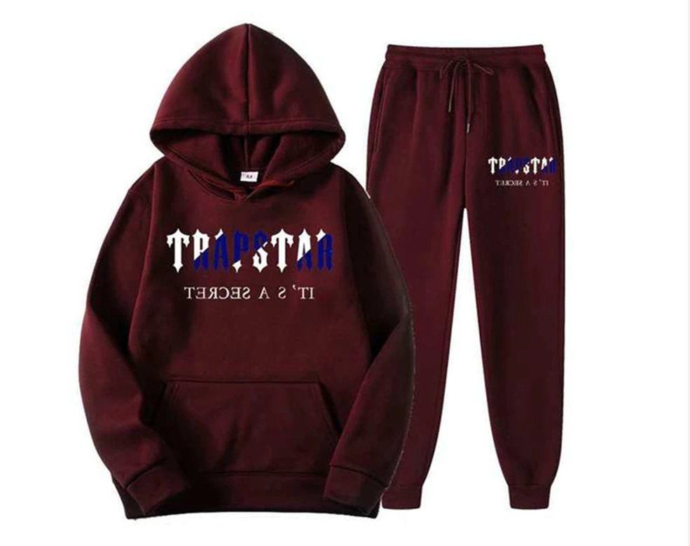 Felpa trapstar 2022 colorazione rosso scuro