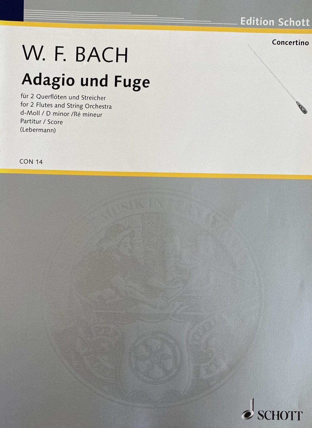  Wilhelm Friedemann Bach - Adagio und Fuge d-Moll