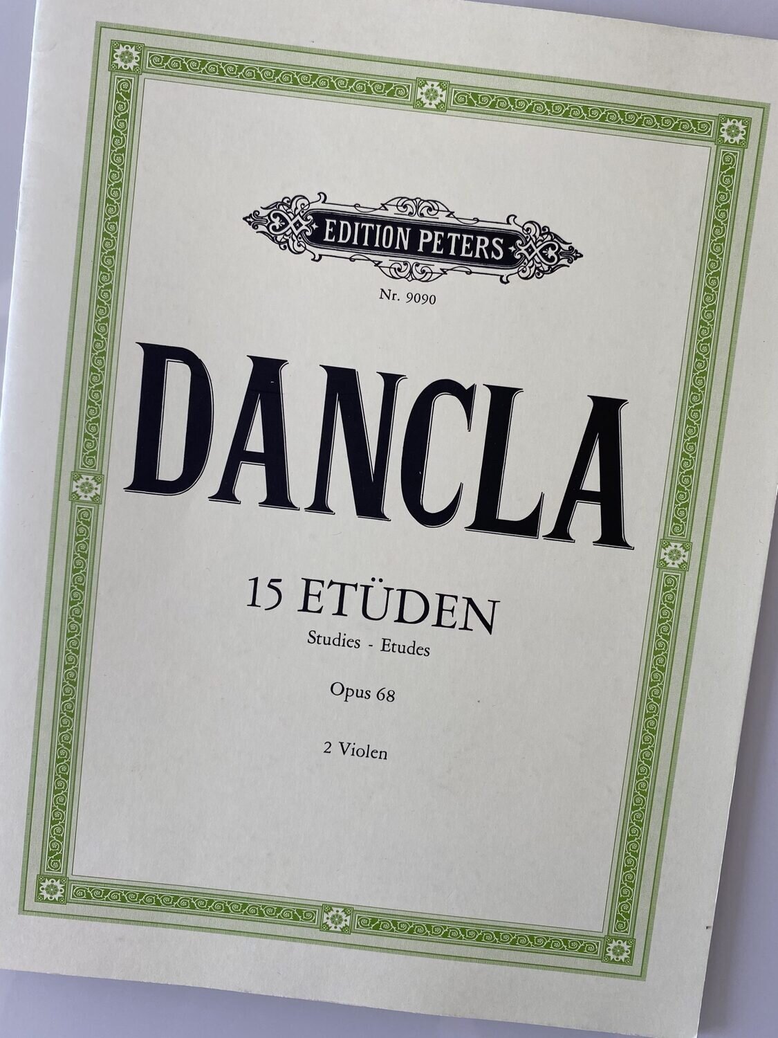 Charles Dancla - 15 Etüden
