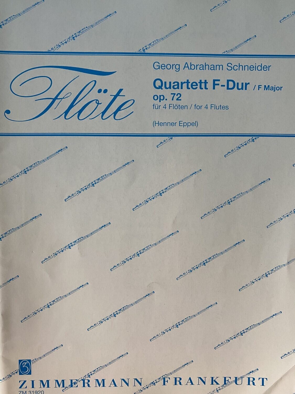 G.A. Schneider - Quartett F-Dur op. 72
