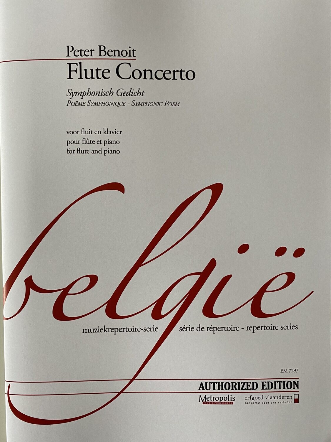 Peter Benoit - Flute Concerto