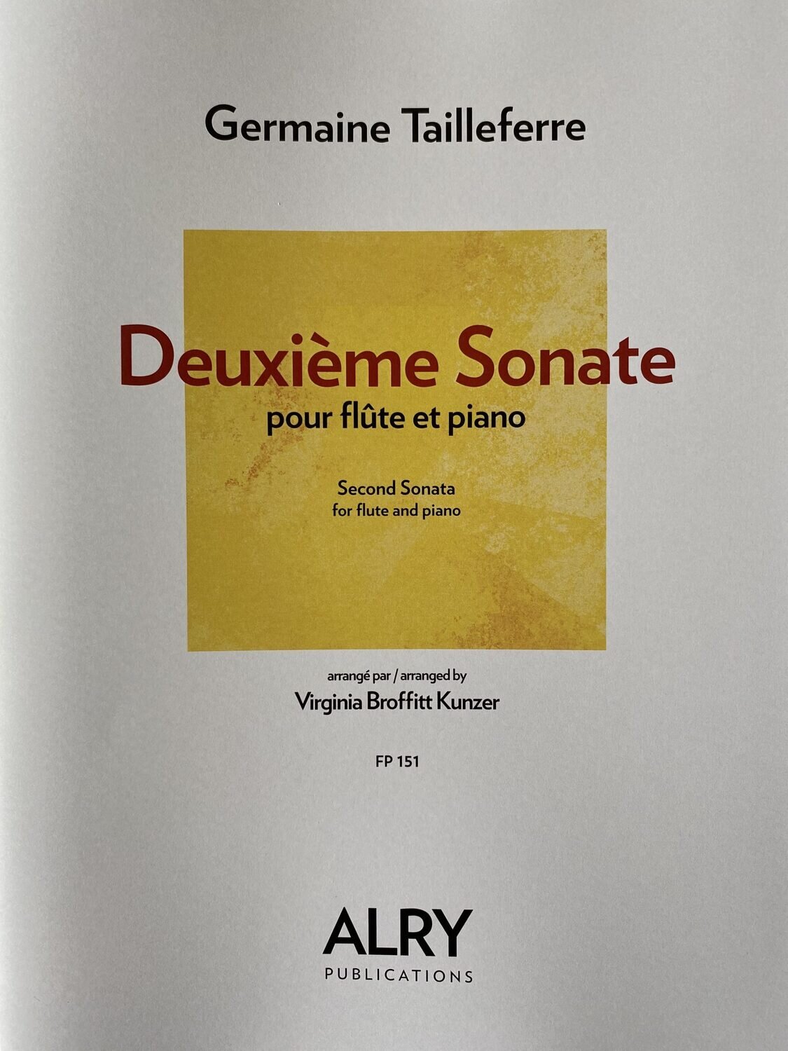 Germaine Tailleferre - Deuxième Sonate